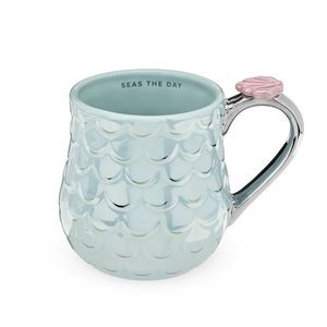 PinkyUp Mermaid Seas The Day Mug NIB